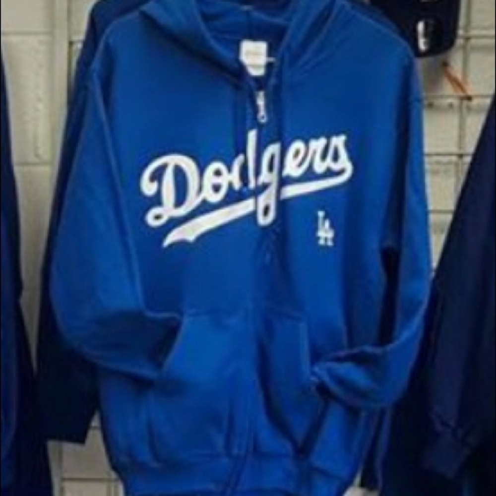 Ladies Full zip Dodgers sweatshirt